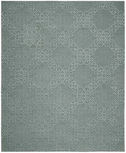 Nourison Home Ambrose AMB01 Slate Transitional Hand Woven Rug