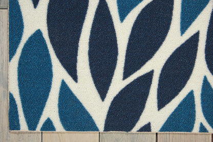 Nourison Home Home & Garden  Blue  Contemporary