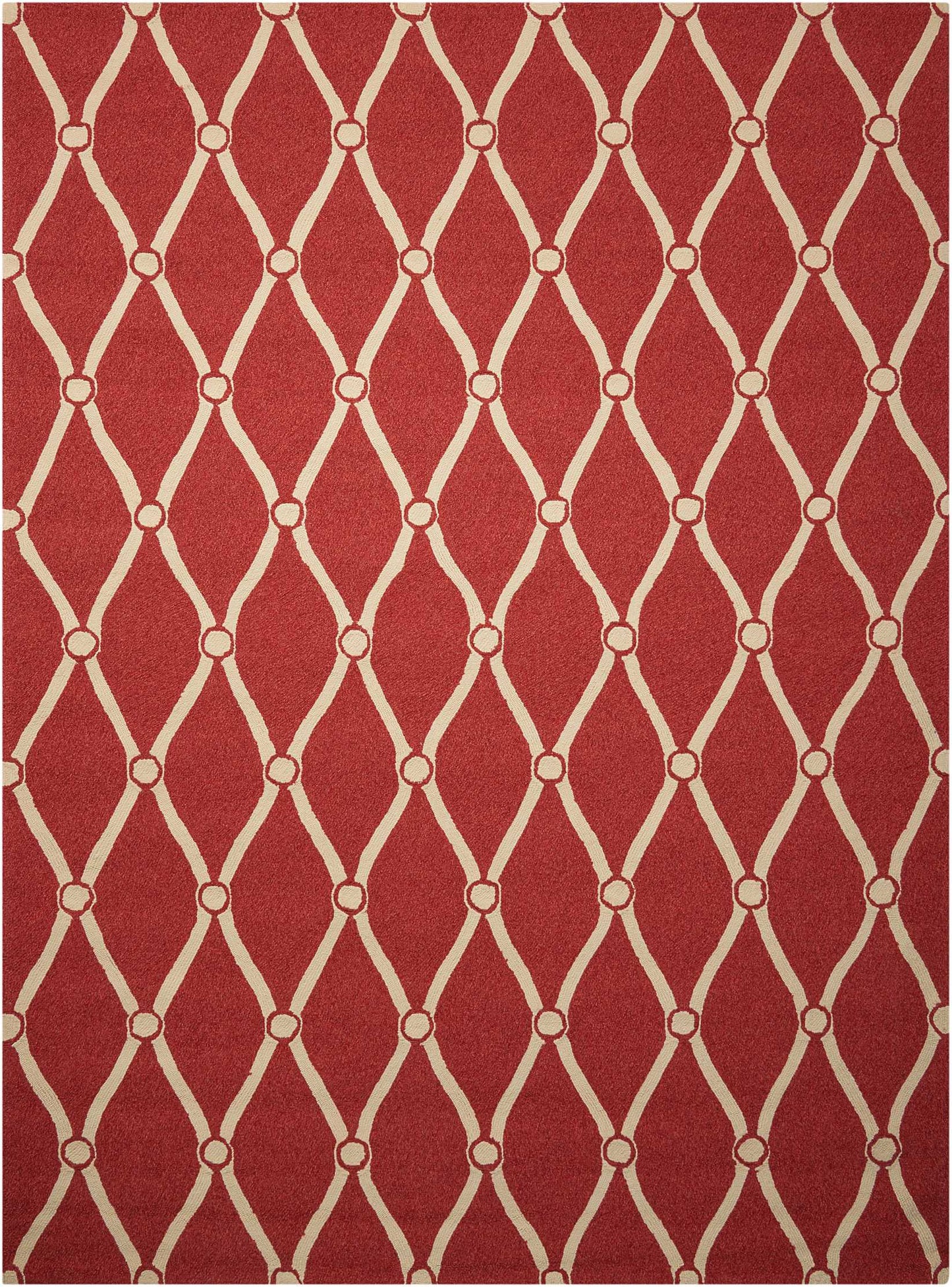 Nourison Home Portico  Red  Contemporary