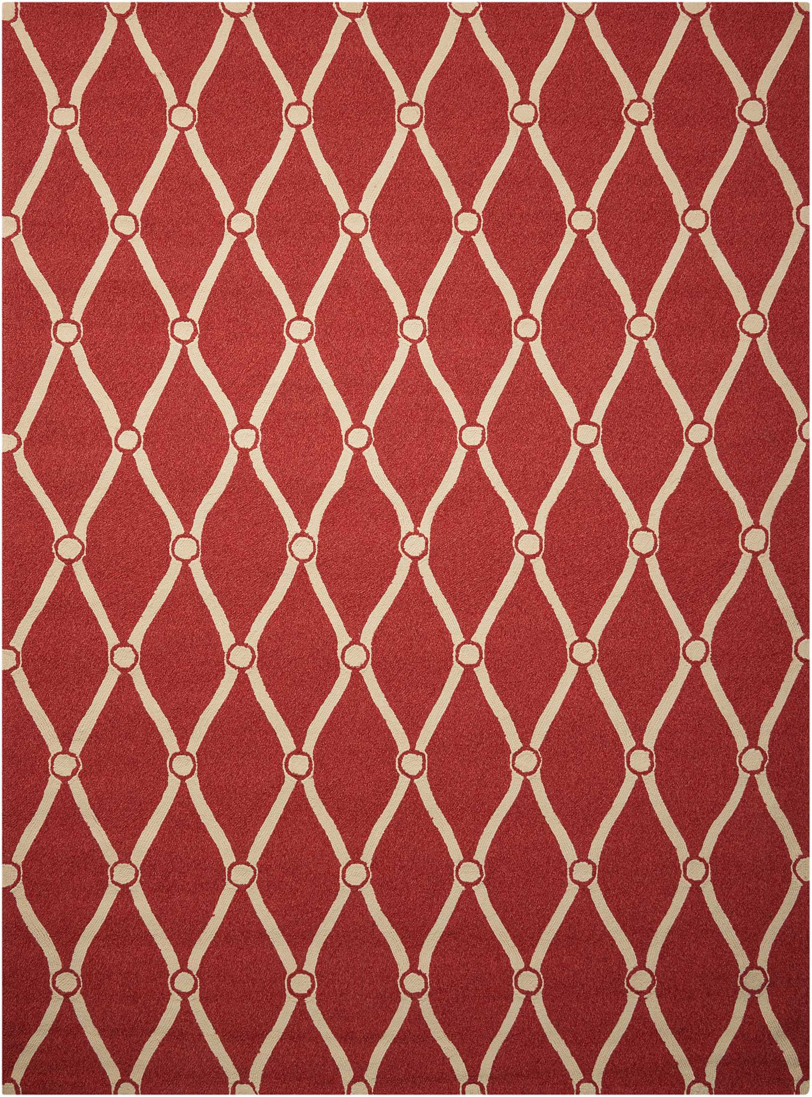 Nourison Home Portico  Red  Contemporary