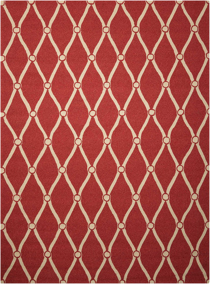 Nourison Home Portico  Red  Contemporary