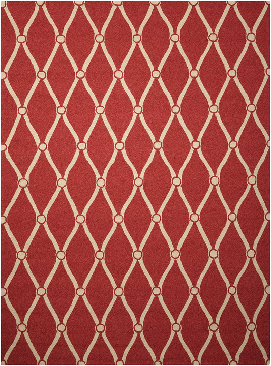 Nourison Home Portico  Red  Contemporary