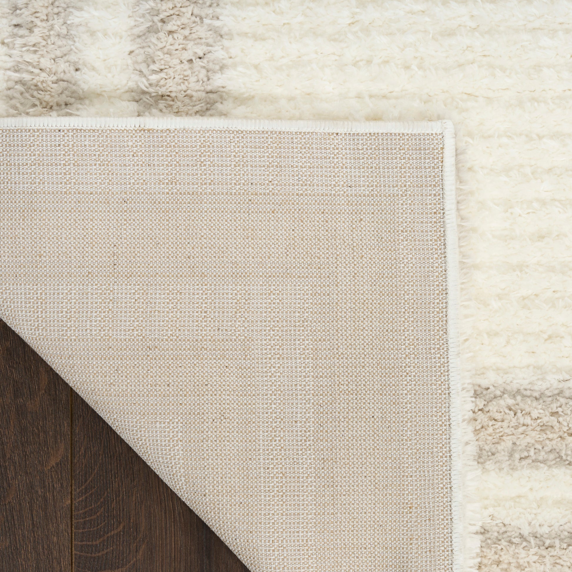 Nourison Home Pacific Shag  Ivory Beige  Contemporary