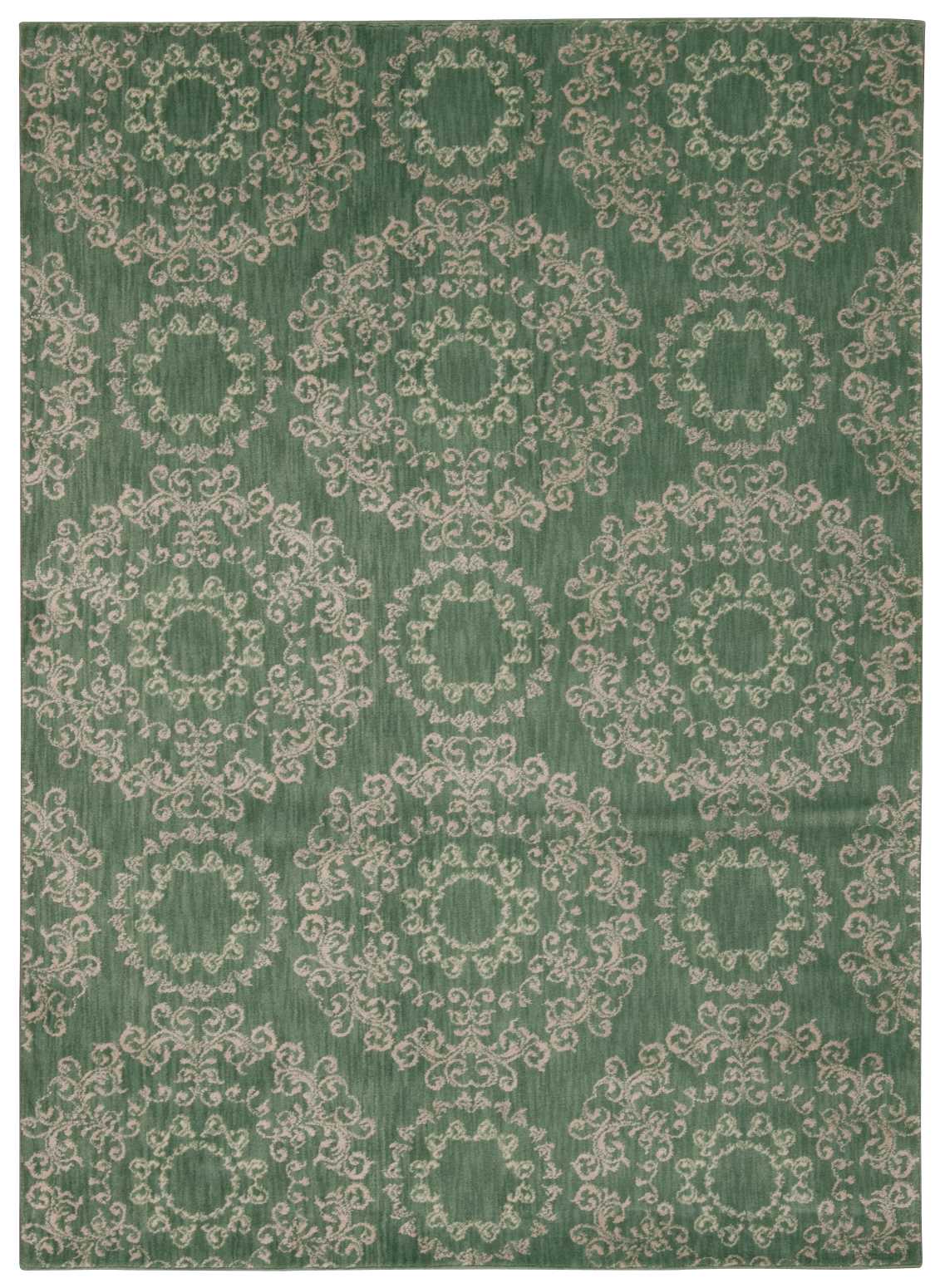 Nourison Home Tranquility TNQ03 Light Green Transitional Power-loomed Rug