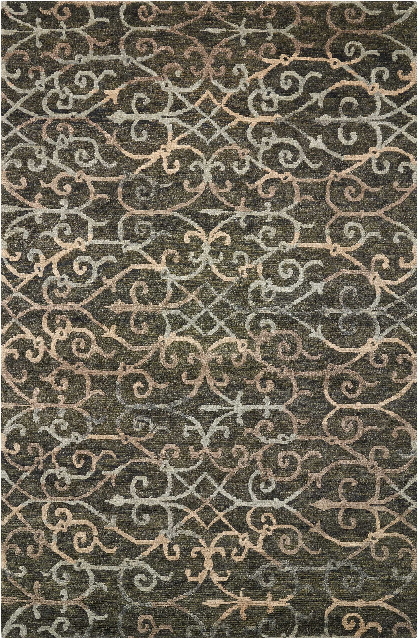 Nourison Home Tahoe Modern  Charcoal  Contemporary