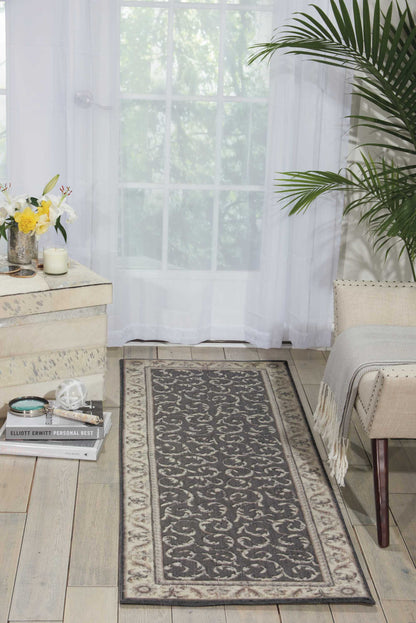 Nourison Home Somerset  Charcoal  Traditional