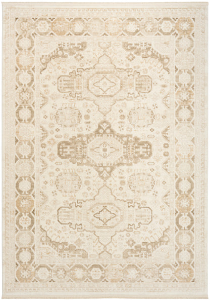 Nourison Home Pardis PRD05 Ivory Beige Traditional Machine Woven Rug