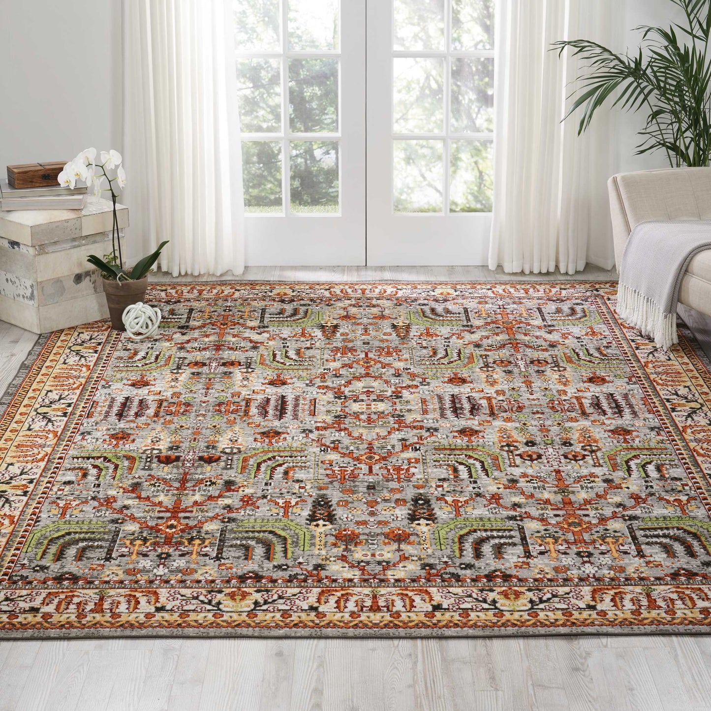 Nourison Home Aria  Multicolor  Traditional