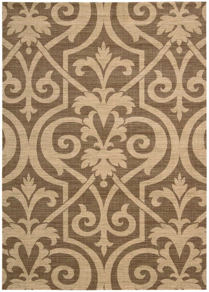 Nourison Home Riviera RI04 Mocha Transitional Loomed Rug