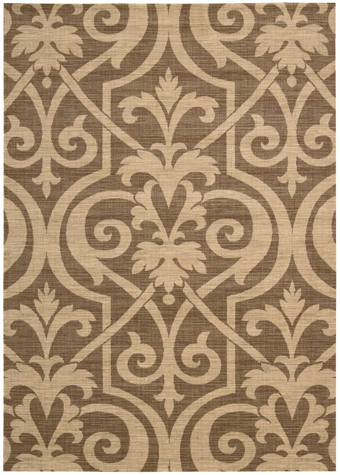Nourison Home Riviera RI04 Mocha Transitional Loomed Rug