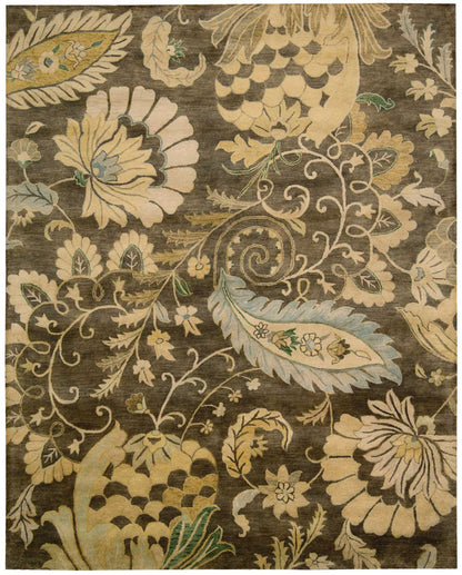 Nourison Home Jaipur  Moss  Transitional
