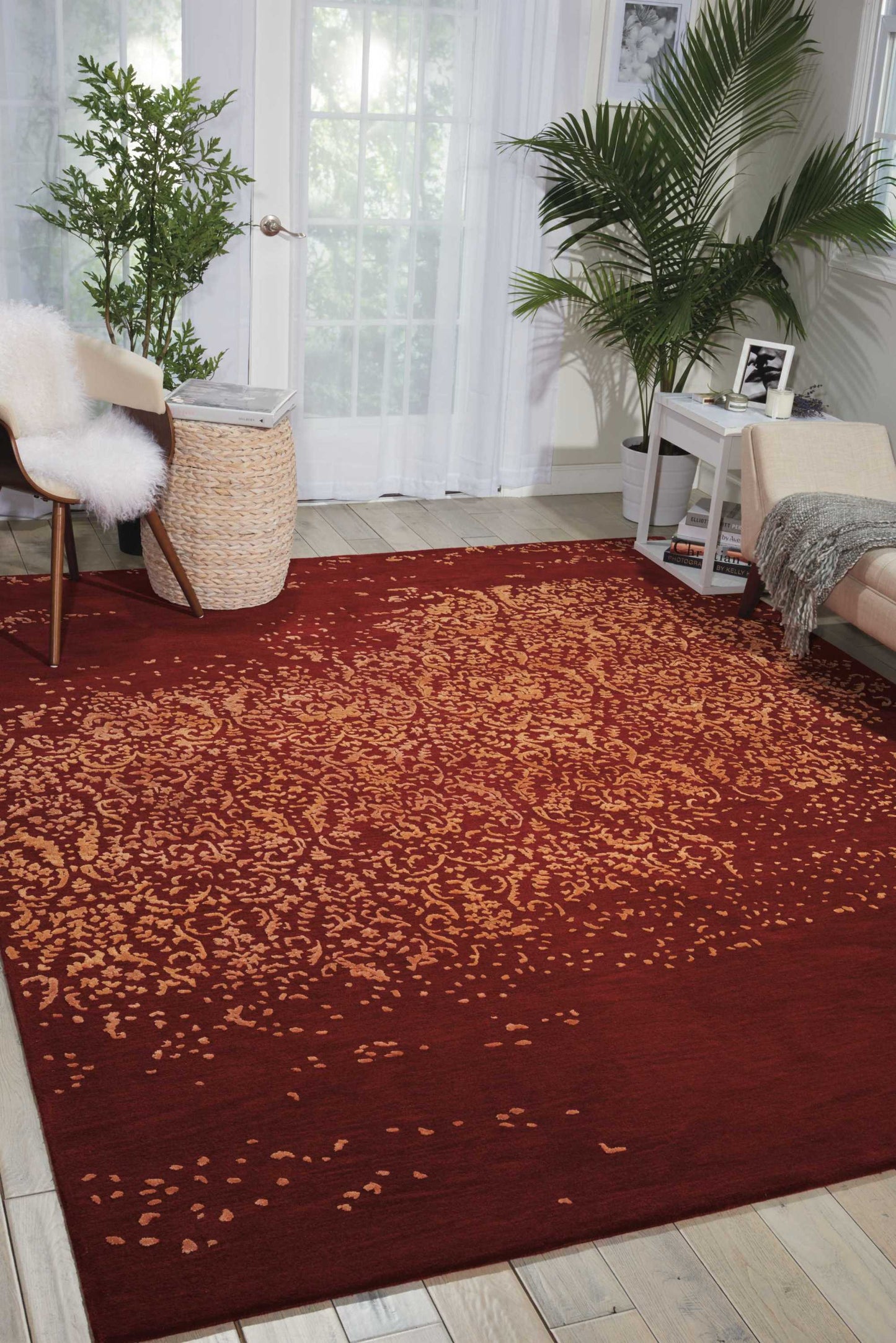 Nourison Home Opaline  Fire  Transitional