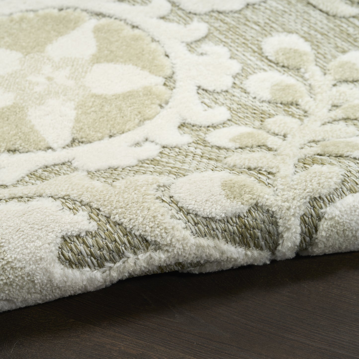 Nourison Home Aloha  Ivory Sage  Contemporary