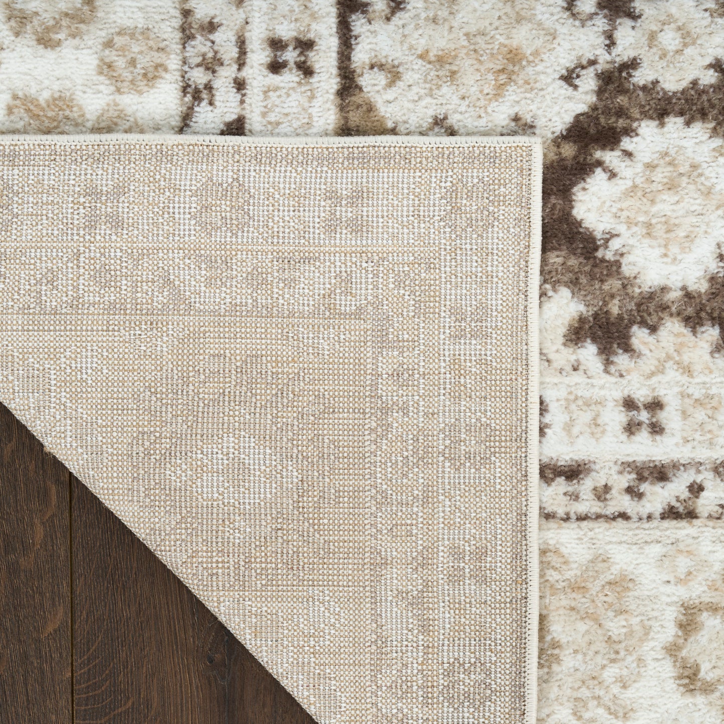 Nourison Home Dekor  Ivory Brown  Traditional