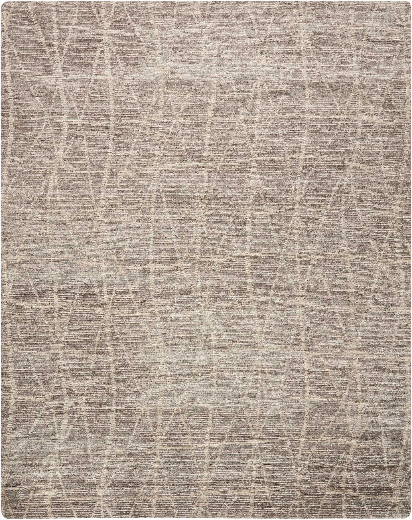 Nourison Home Ellora ELL02 Sand Contemporary Knotted Rug