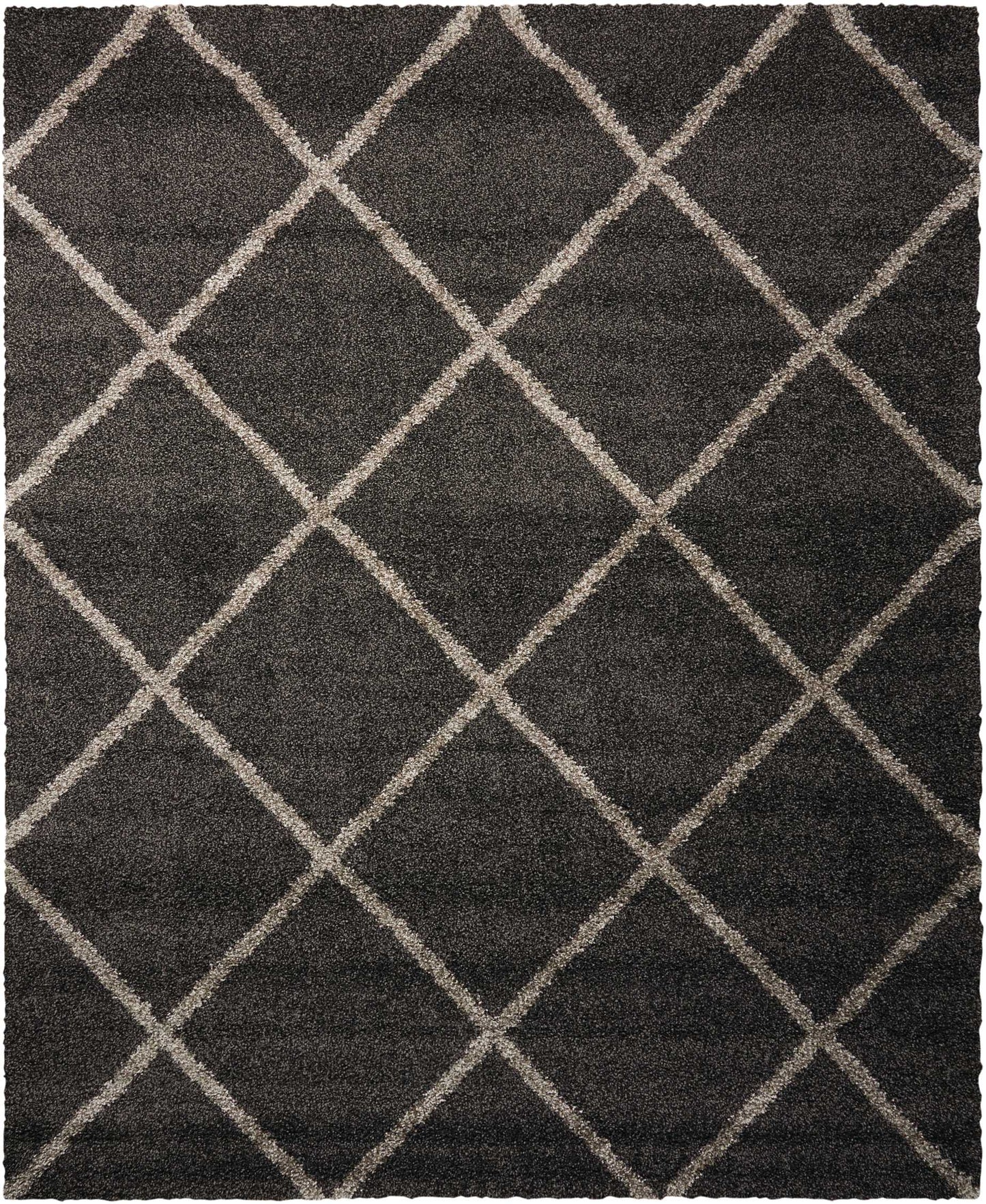 Nourison Home Brisbane BRI03 Charcoal Contemporary Power-loomed Rug