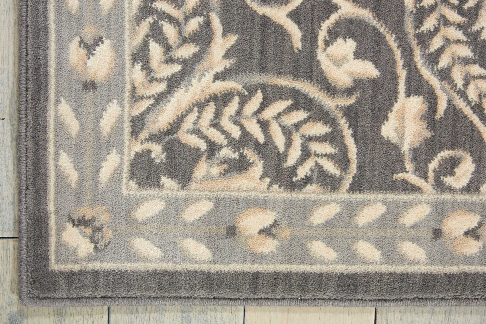 Nourison Home Riviera  Graphite  Traditional