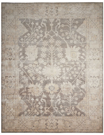 Nourison Home Aldora ALD08 Aubergine Traditional Hand Knotted Rug