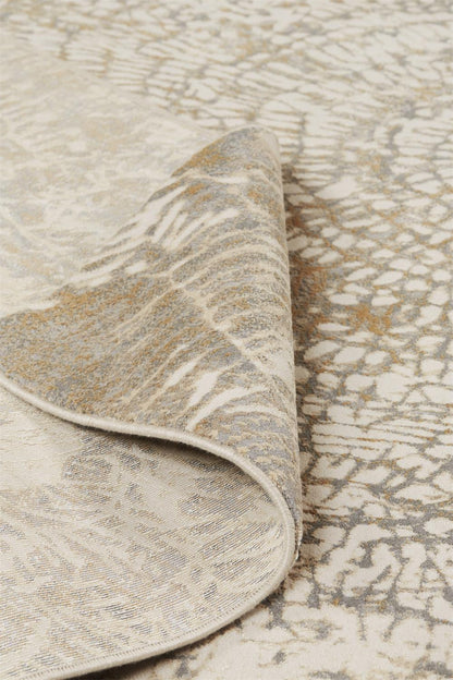 Feizy Parker 3702F Silver Ivory Transitional/Casual Machine Woven Rug - Rugs - Feizy - Atlanta Designer Rugs