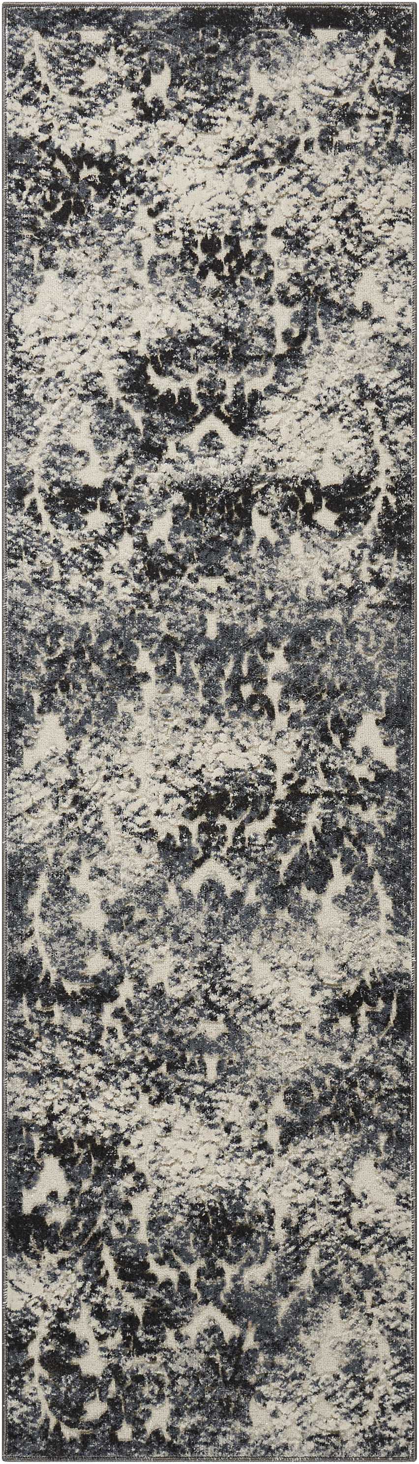 Michael Amini Gleam MA603 Ivory Slate Contemporary Power-loomed Rug