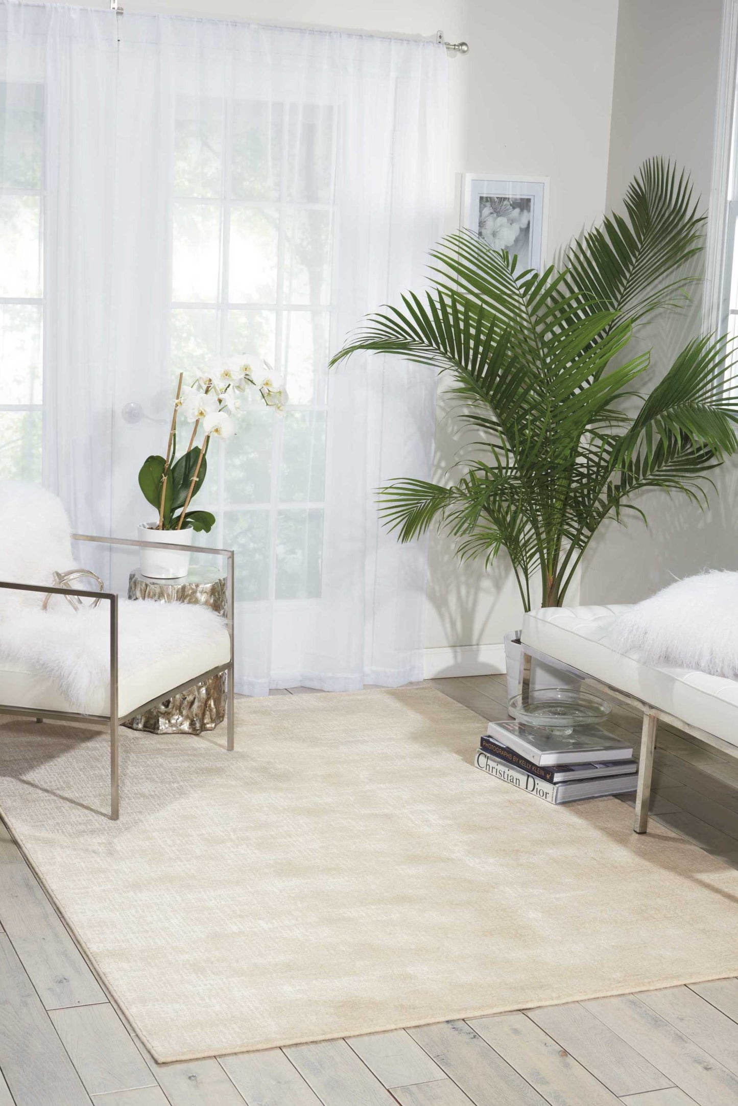 Nourison Home Starlight  Oyster  Contemporary