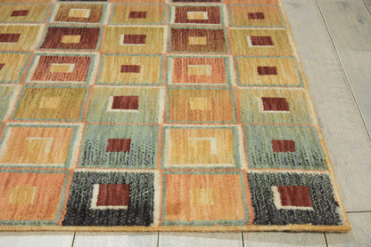 Nourison Home Aristo  Multicolor  Contemporary