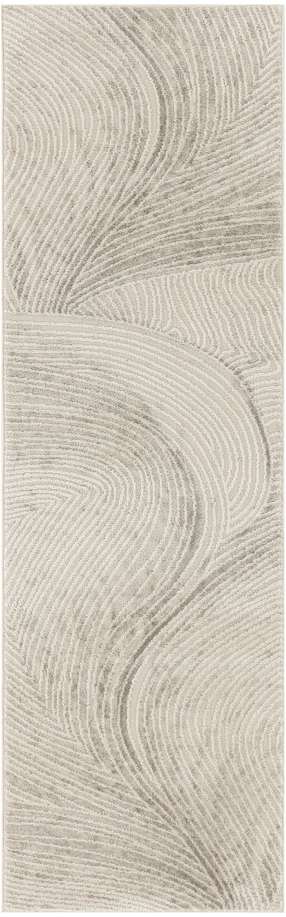 Calvin Klein CK029 Captivating CVT06 Ivory Contemporary Power-loomed Rug