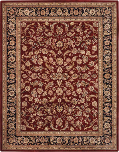 Nourison Home Nourison 2000 2002 Burgundy Traditional Tufted Rug