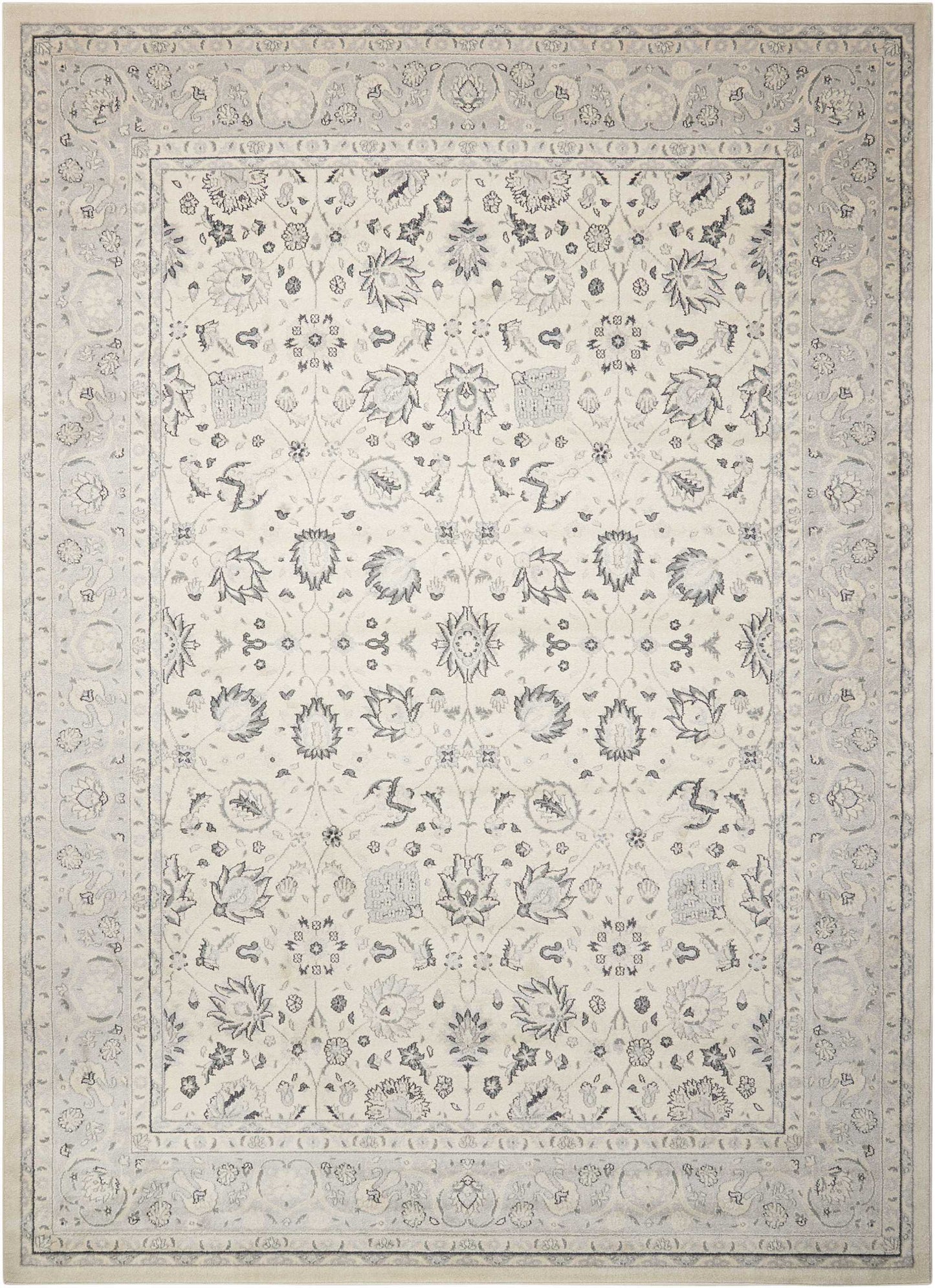 Nourison Home Maymana MYN10 Ivory Traditional Power-loomed Rug