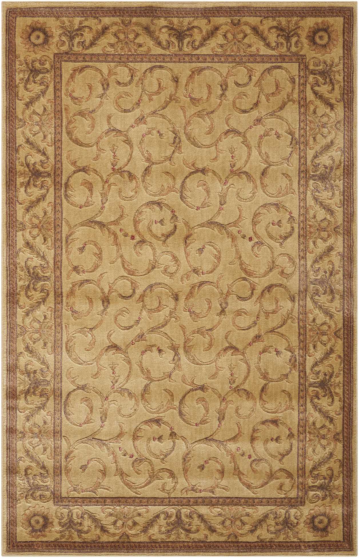Nourison Home Somerset ST02 Ivory Traditional Power-loomed Rug