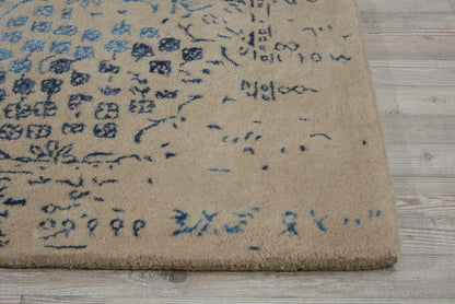 Nourison Home Symphony  Ivory Blue  Transitional