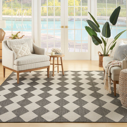 Nourison Home Positano  Charcoal  Contemporary