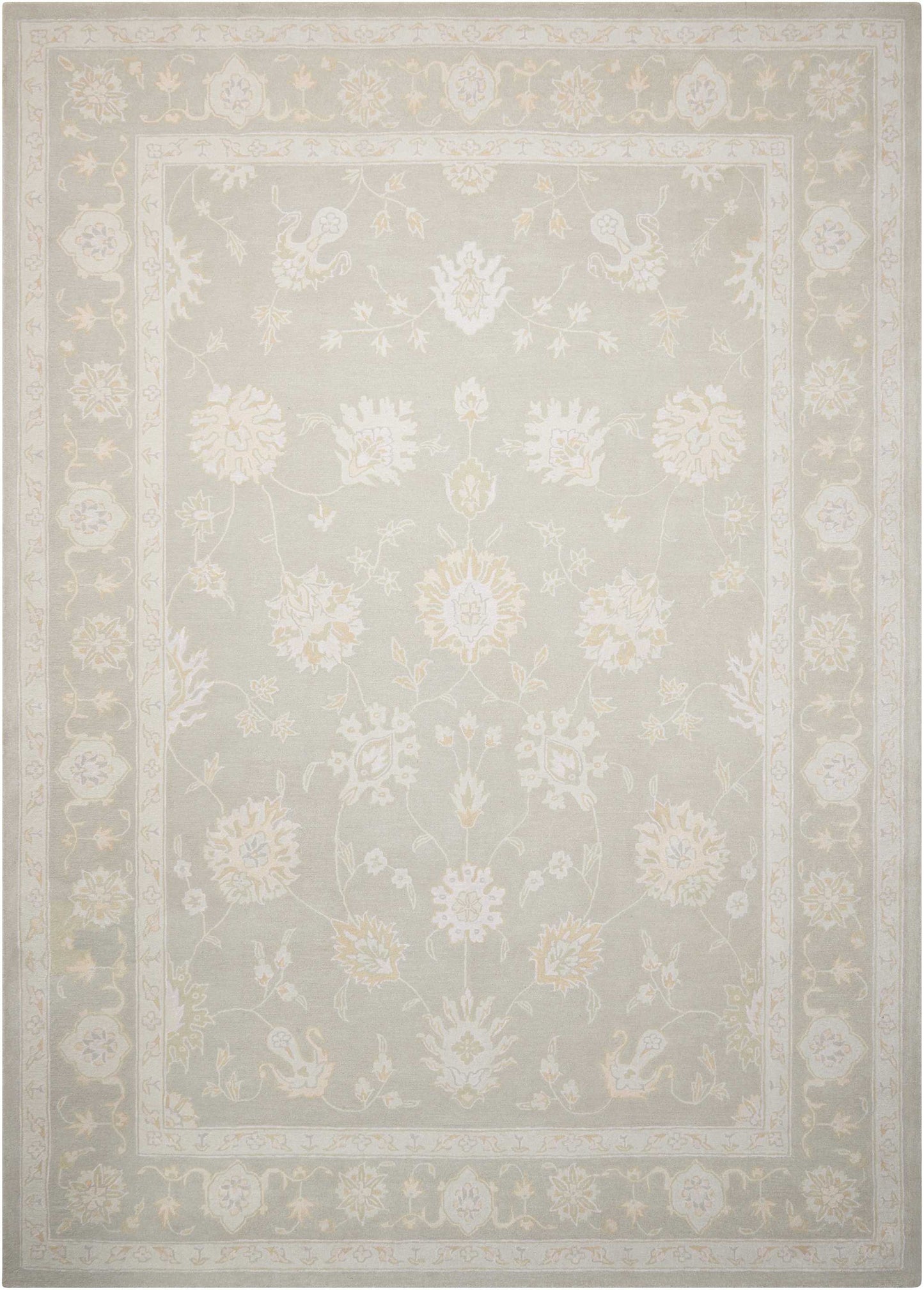 Nourison Home Zephyr  Silver  Traditional