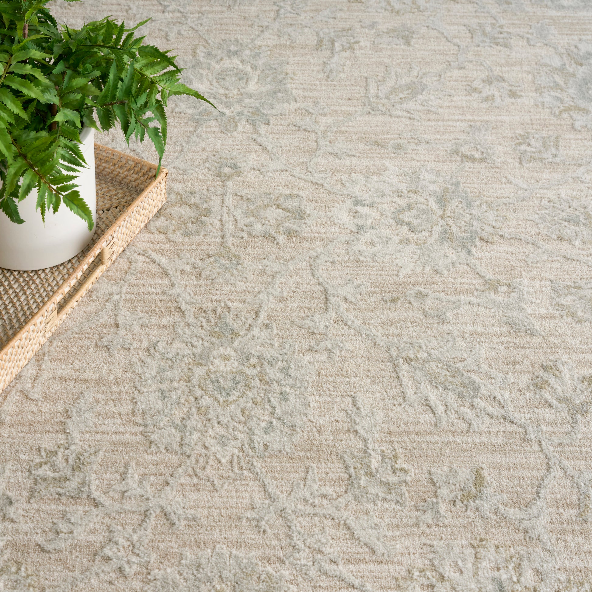 Nourison Home Envy  Cream  Traditional