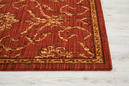 Nourison Home Radiant Impression  Persimmon  Traditional