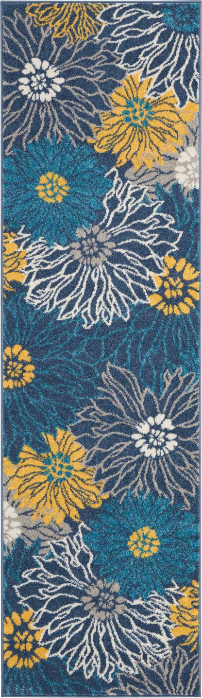 Nourison Home Passion PSN17 Blue Contemporary Power-loomed Rugs