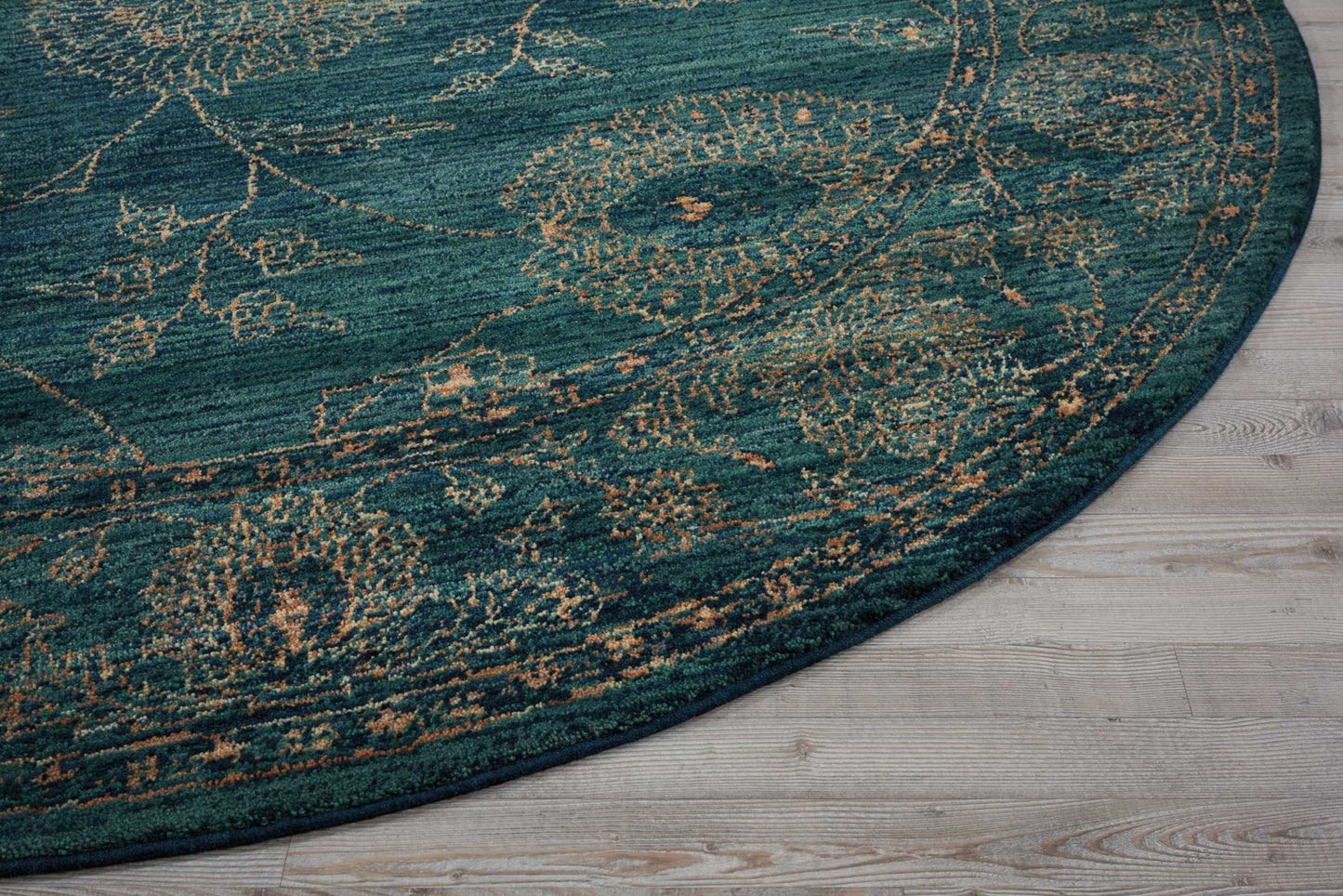 Nourison Home Nourison 2020  Teal  Traditional