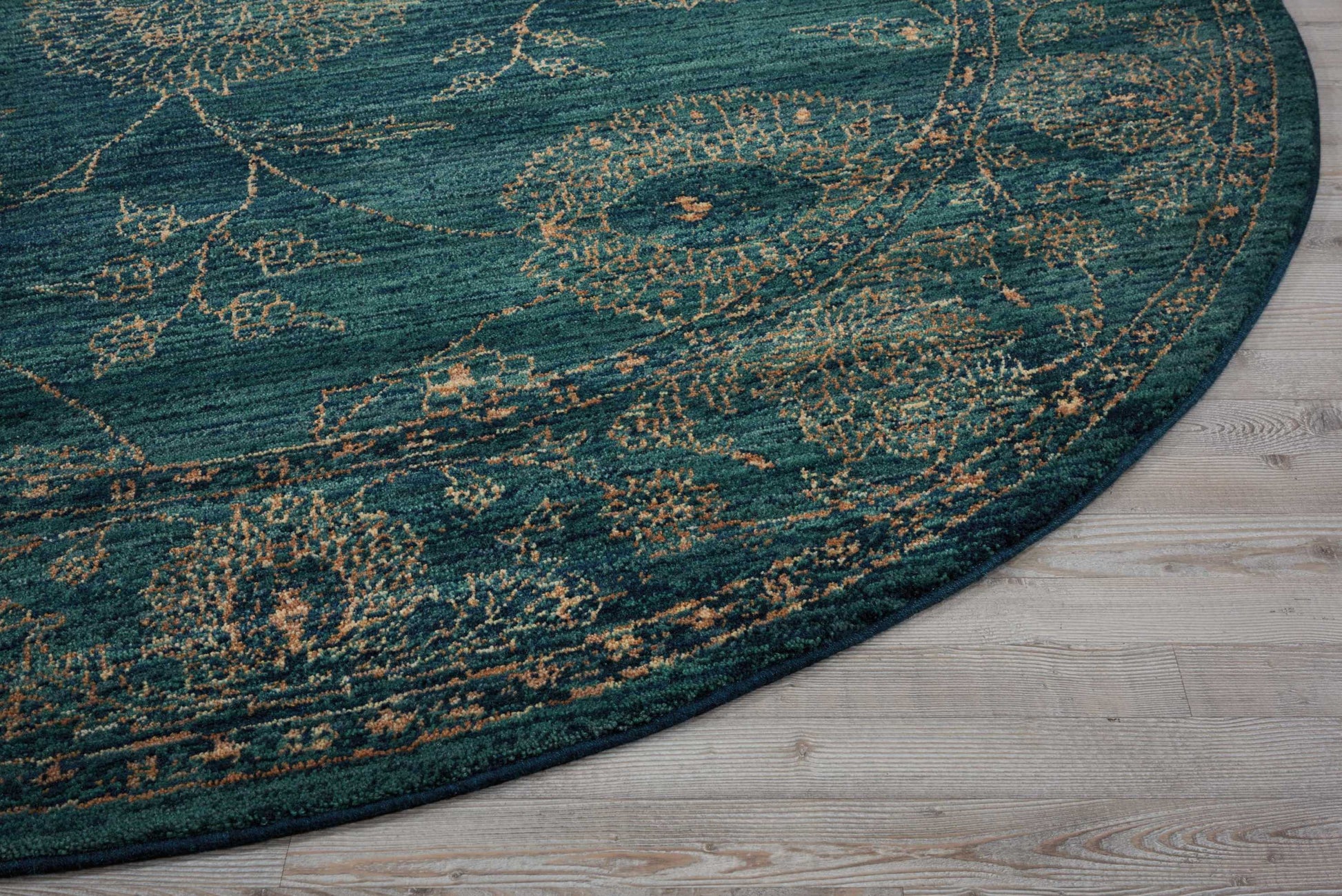 Nourison Home Nourison 2020  Teal  Traditional