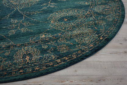 Nourison Home Nourison 2020  Teal  Traditional