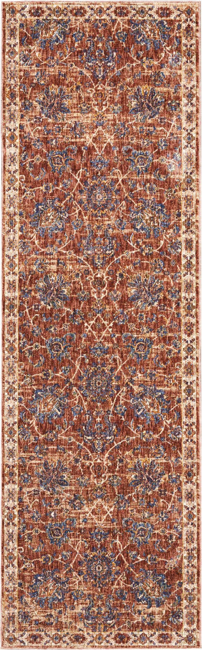 Nourison Home Lagos LAG02 Brick Traditional Power-loomed Rug