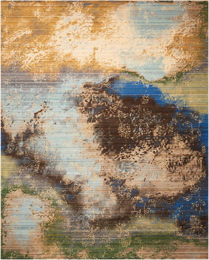 Nourison Home Rhapsody  Ocean  Transitional