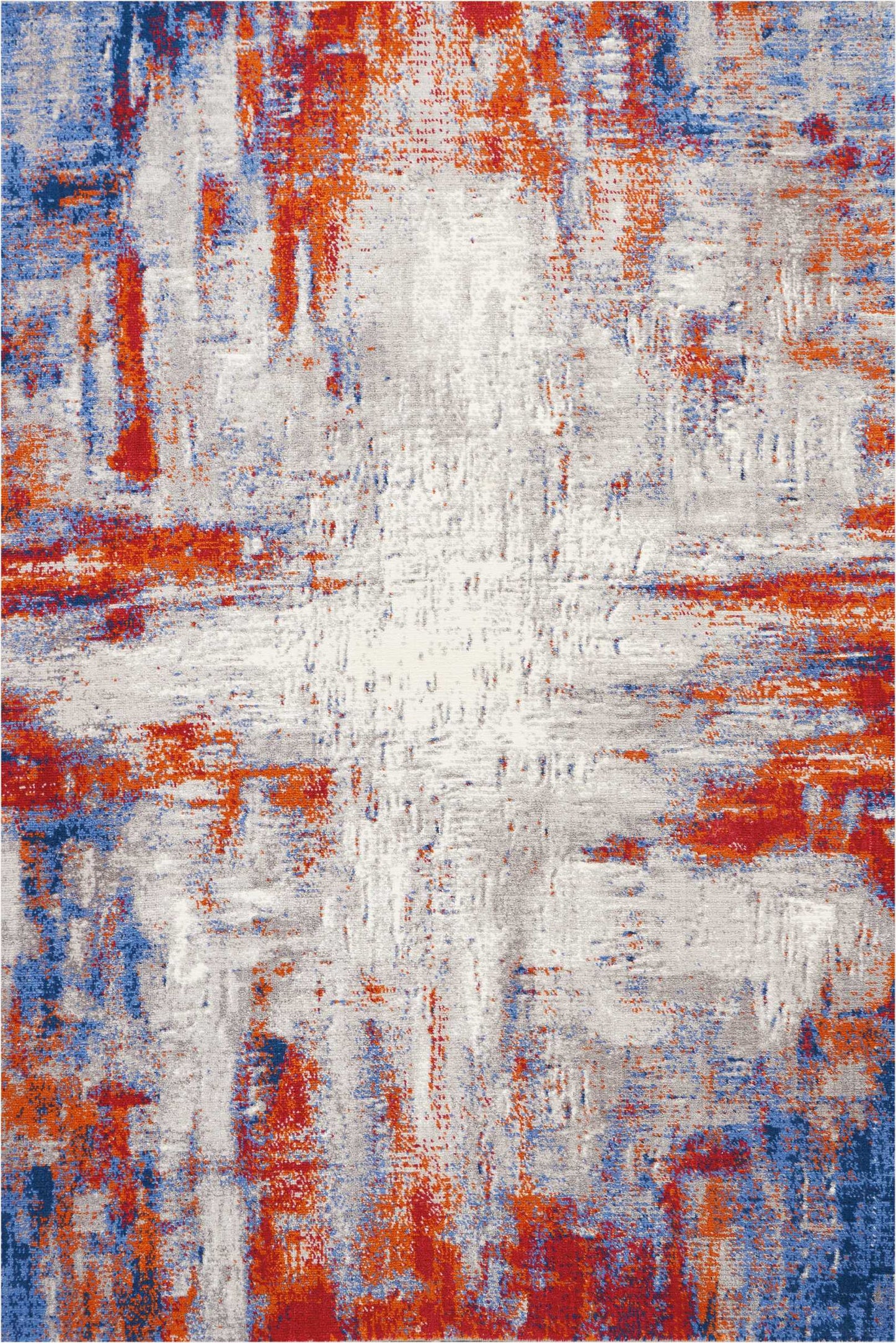 Nourison Home Twilight TWI26 Ivory Multicolor Contemporary Power-loomed Rug