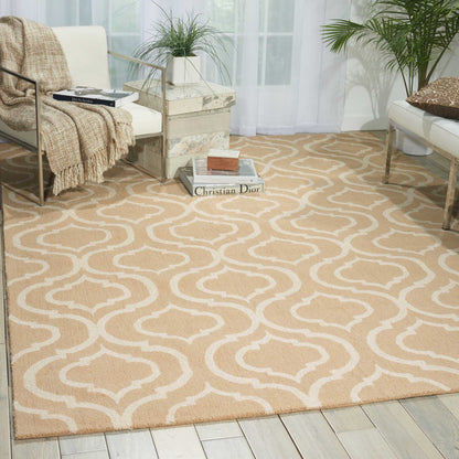 Nourison Home Linear  Beige  Transitional