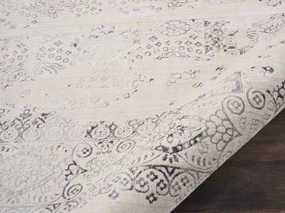 Nourison Home Silver Screen  Ivory Grey  Transitional