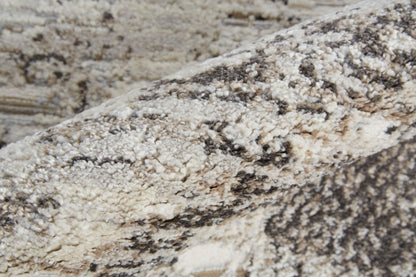 Feizy Vancouver  Ivory Charcoal Modern/Industrial