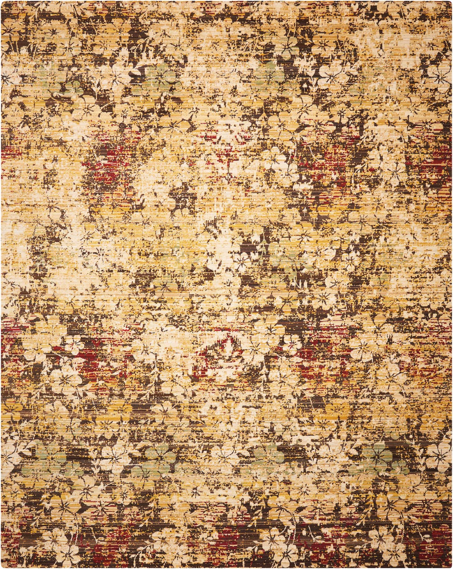 Nourison Home Rhapsody RH004 Beige Gold Transitional Loomed Rug