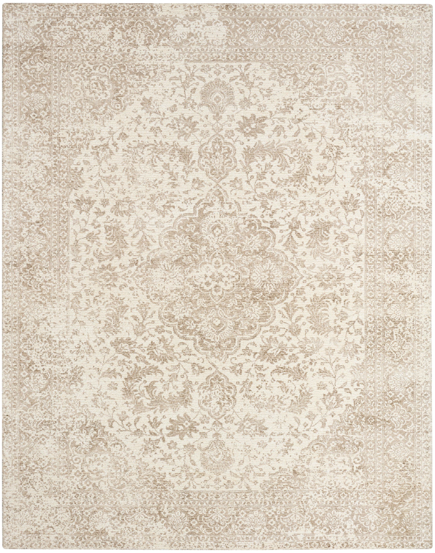 Nourison Home Azalea  Ivory Beige  Traditional