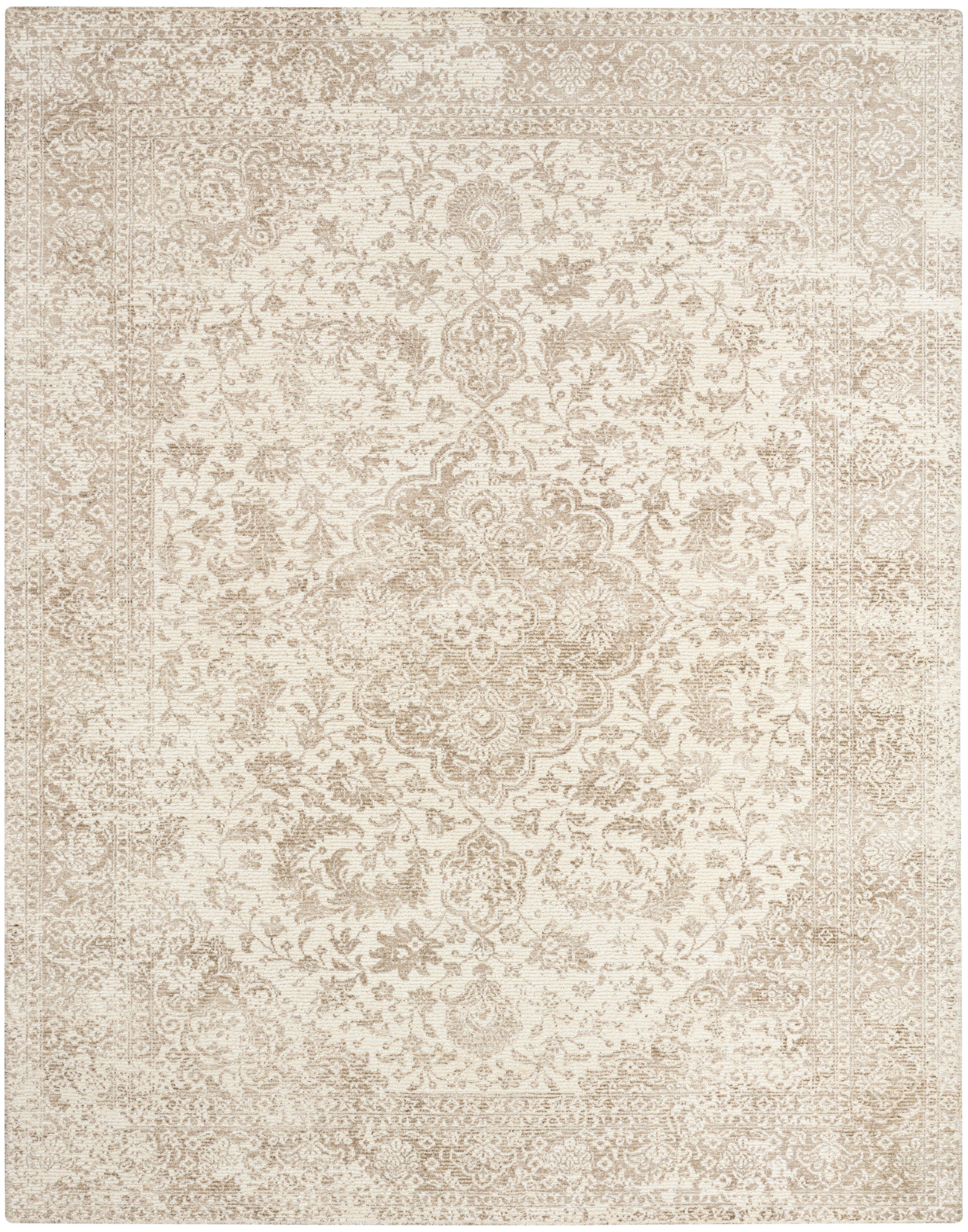 Nourison Home Azalea  Ivory Beige  Traditional