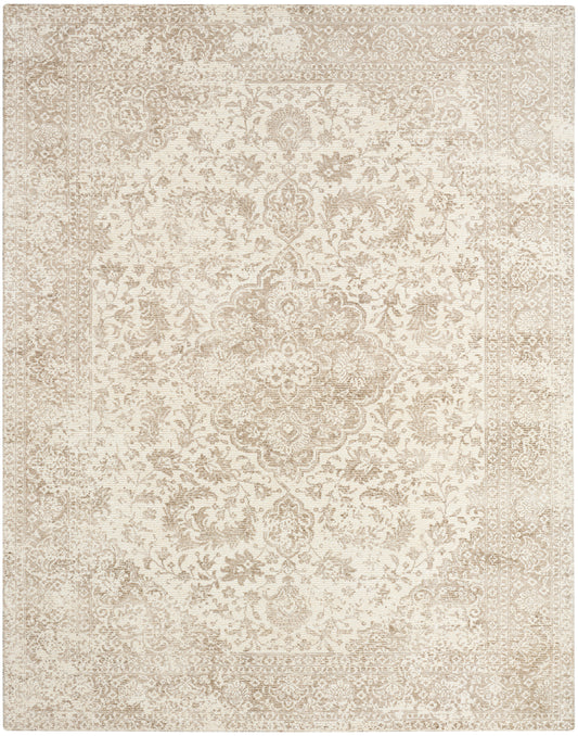 Nourison Home Azalea  Ivory Beige  Traditional