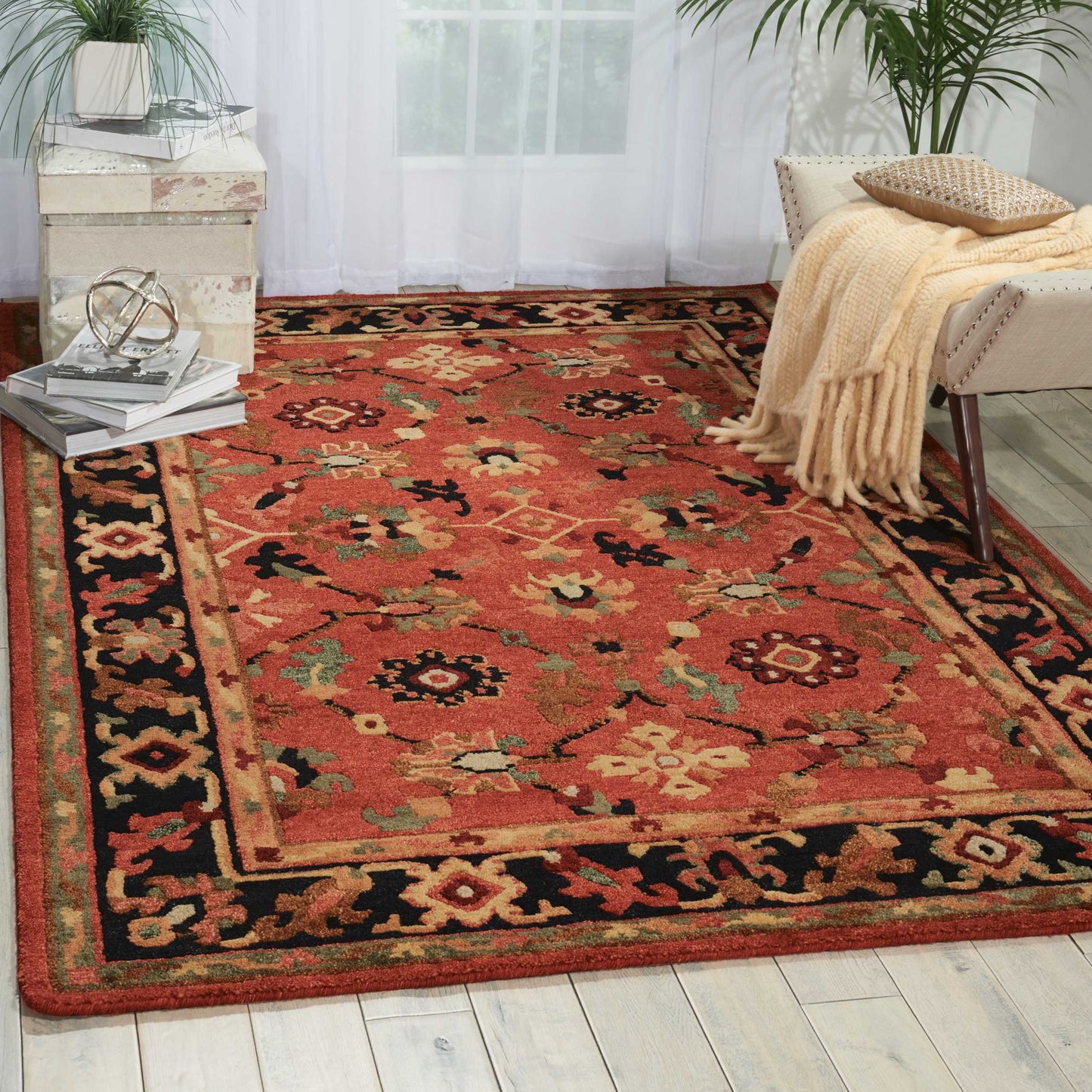 Nourison Home Tahoe  Rust  Traditional